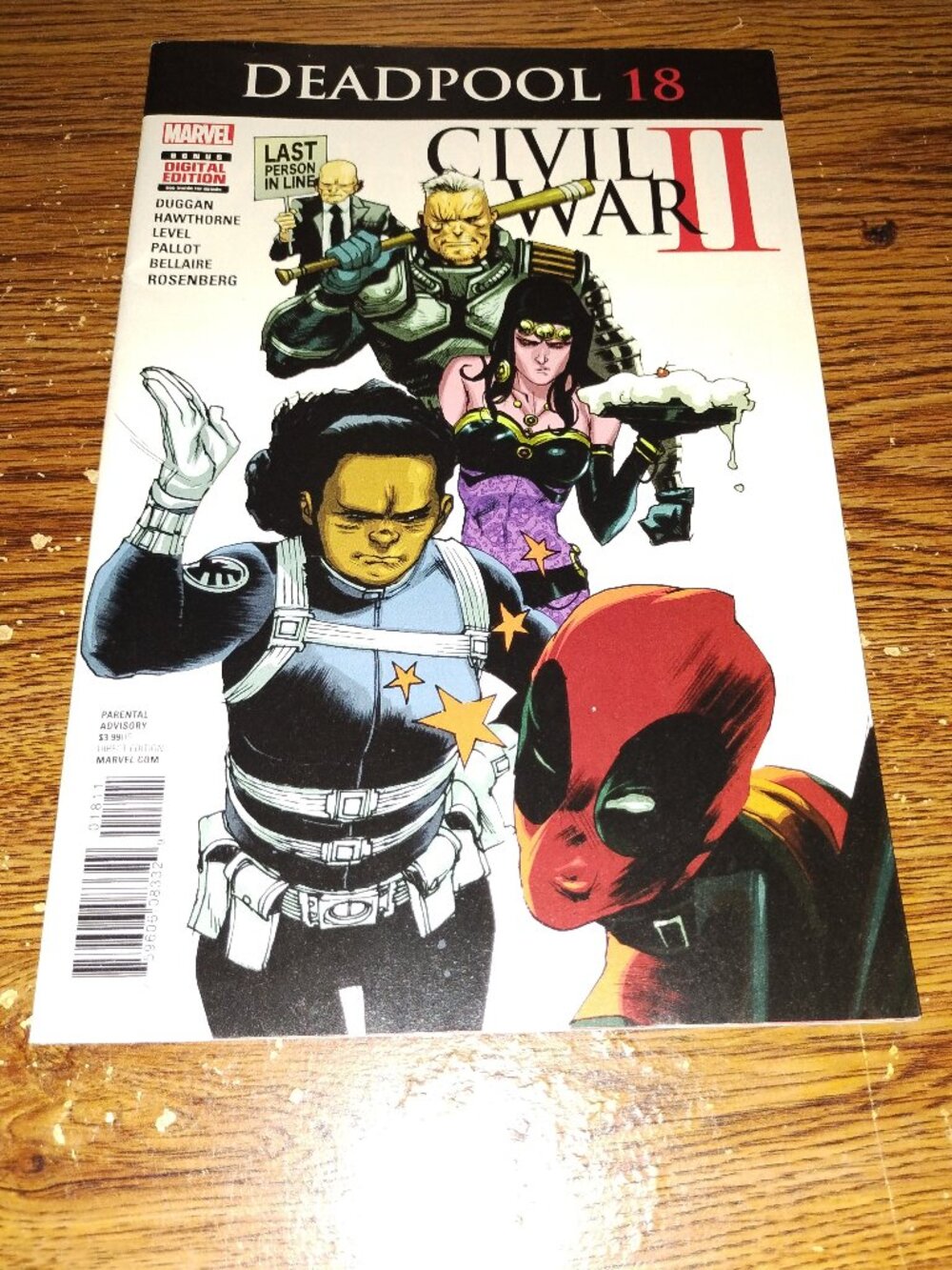 Deadpool #18 (Marvel Comics, 2016) Civil War II